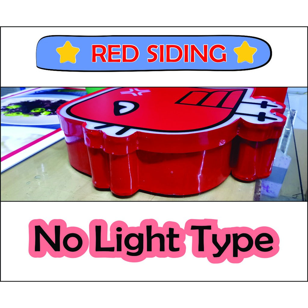 Customized Aluminum Letter Signage / LED Light Sign Acrylic DIY Signboard Korean Panaflex Stainless