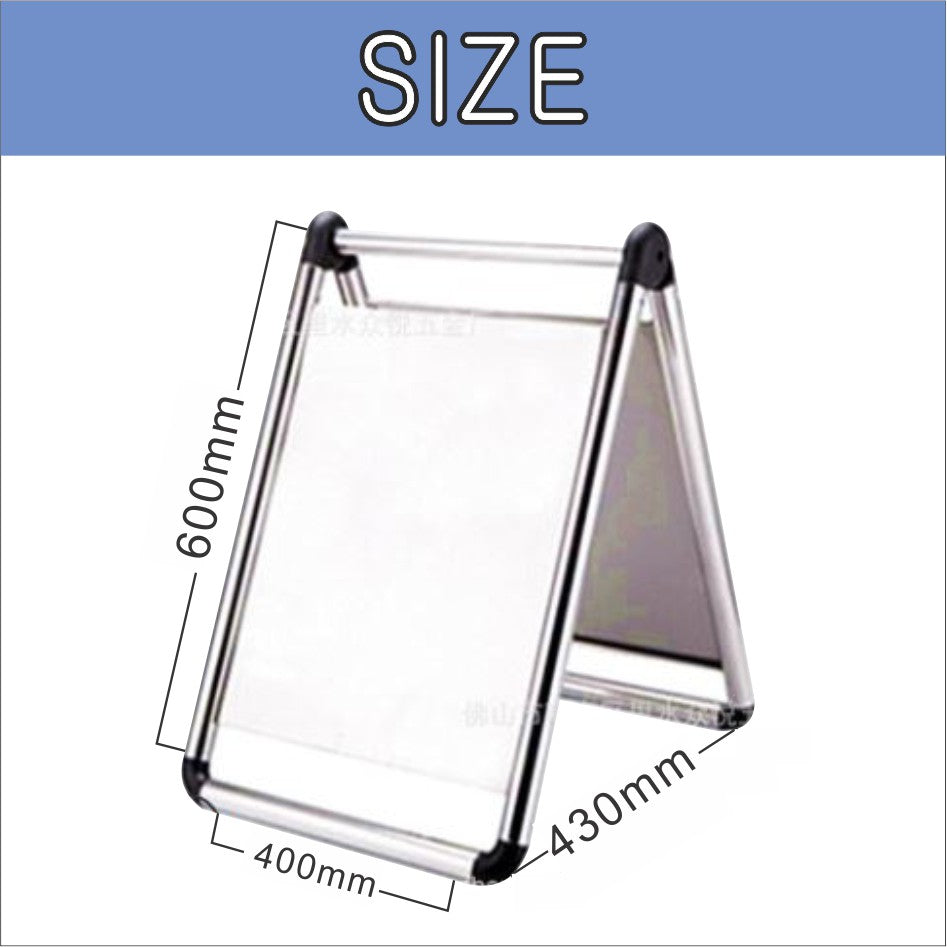 Foldable Stand Parking Signage Floor Sign Logo Printing Standee Restaurant Shop Store Office Decor