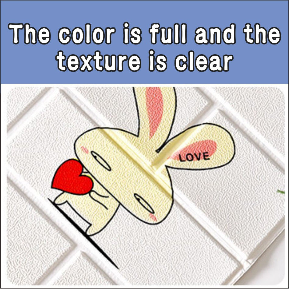 Wall Bricks Sticker Home Living Decor Kids Room Wallpaper Adhesive Self Interior 3D foam Background