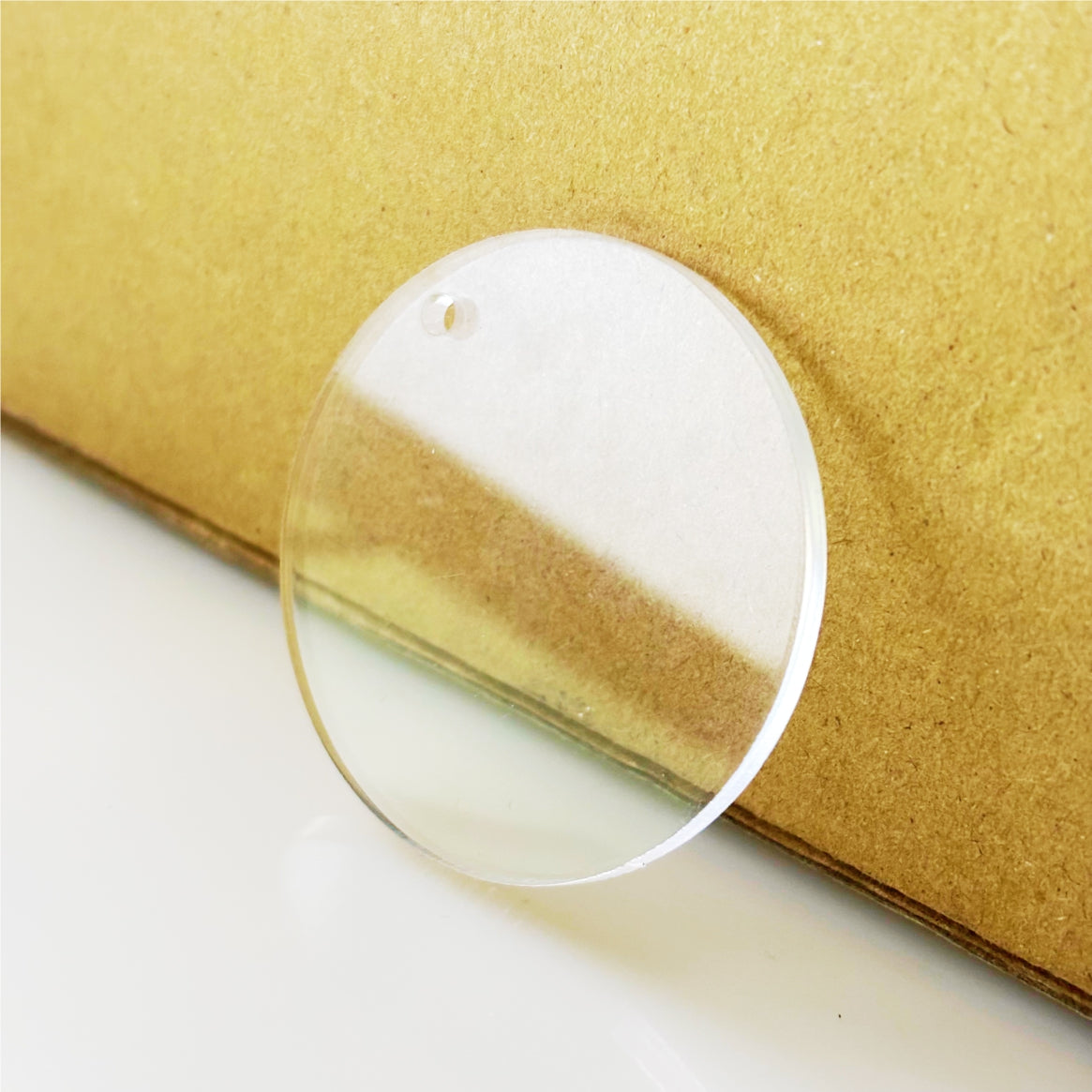 Circle Round Clear Transparent Acrylic Sheet Pre Cut Sheets Customized Size Glass Plastic Plexiglass