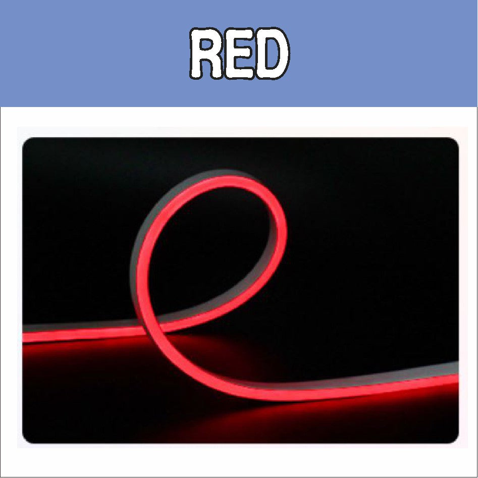 Neon LED Tube (AC 220V, per Meter) / Waterproof Flex Lights Strip / White Red Blue Pink Green Yellow