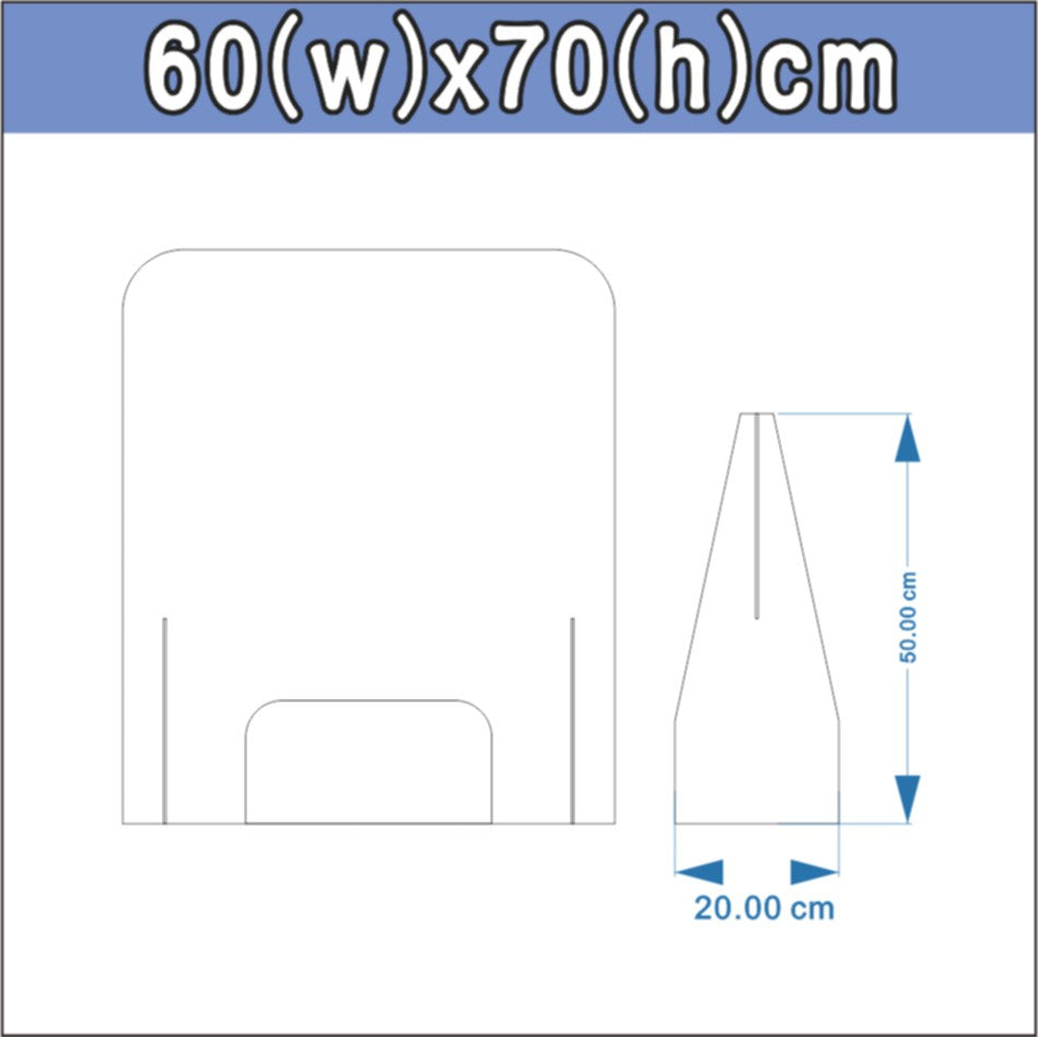 Clear Acrylic Barrier Table Shield Divider Safe Guard Counter Desk Office Partition Covid 3mm 5mm