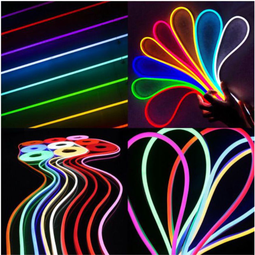 Neon LED Tube (AC 220V, per Meter) / Waterproof Flex Lights Strip / White Red Blue Pink Green Yellow