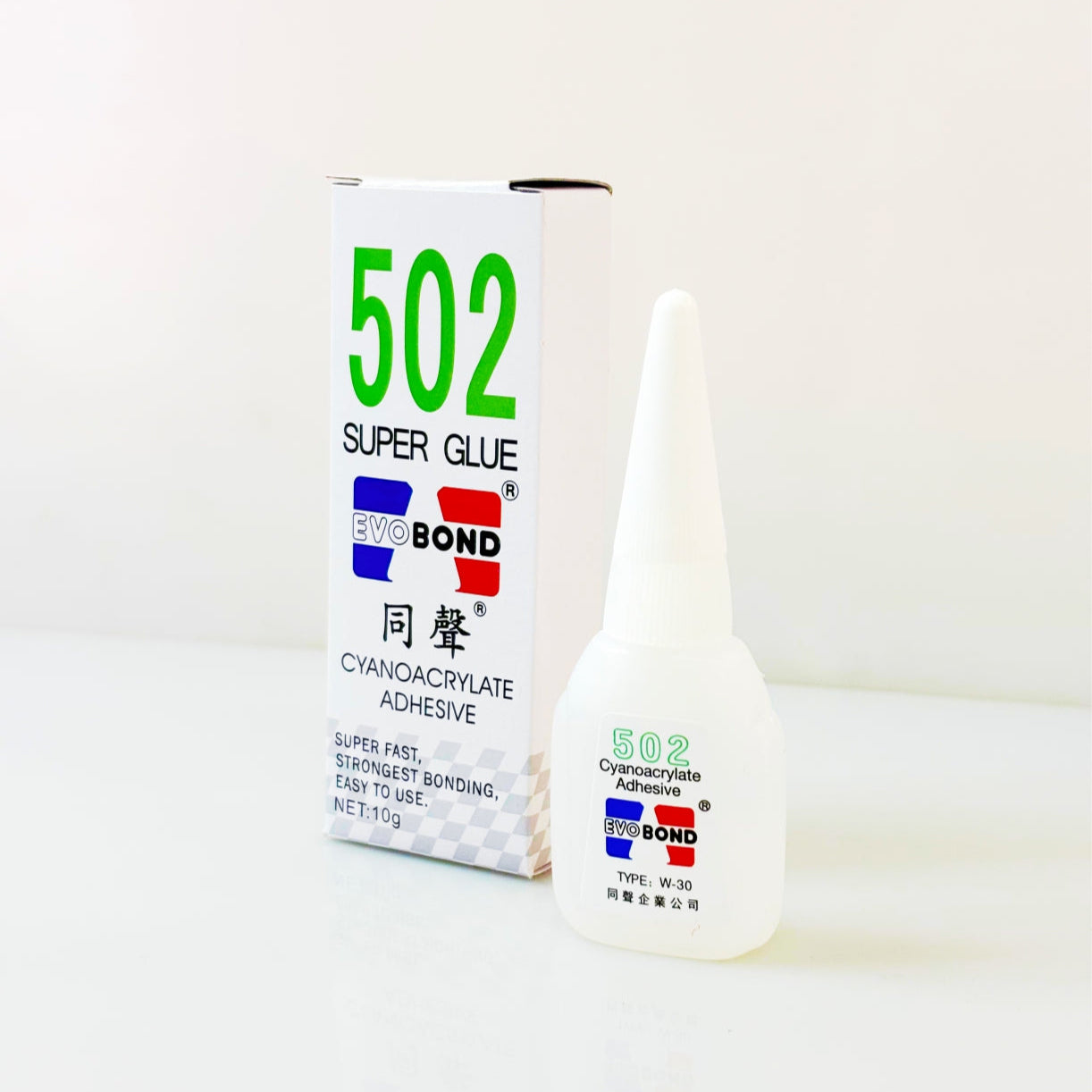 Evo Bond 10g Super Glue Cyanoacrylate Adhesive Acrylic Sheet Clear Liquid Plexiglass Plastic DIY Box