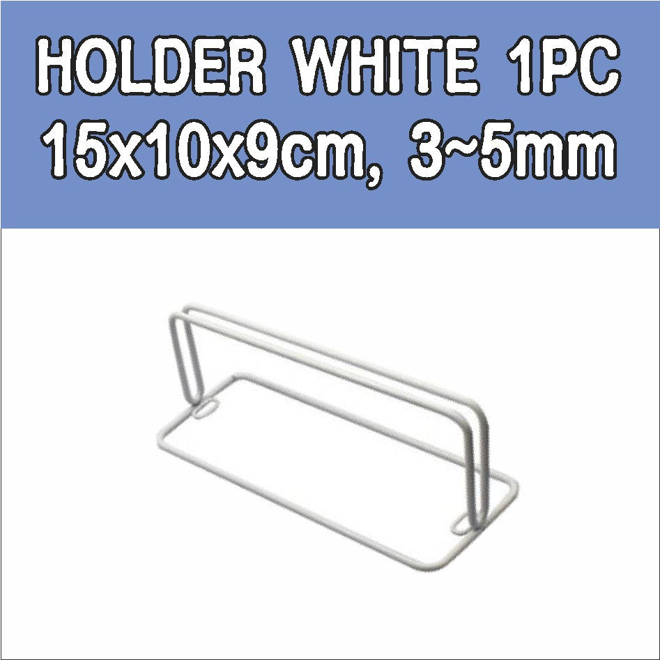 Table Shield Holder / Divider Bracket White Clamp Acrylic Partition Supporter Desk Baffle Brace Clip
