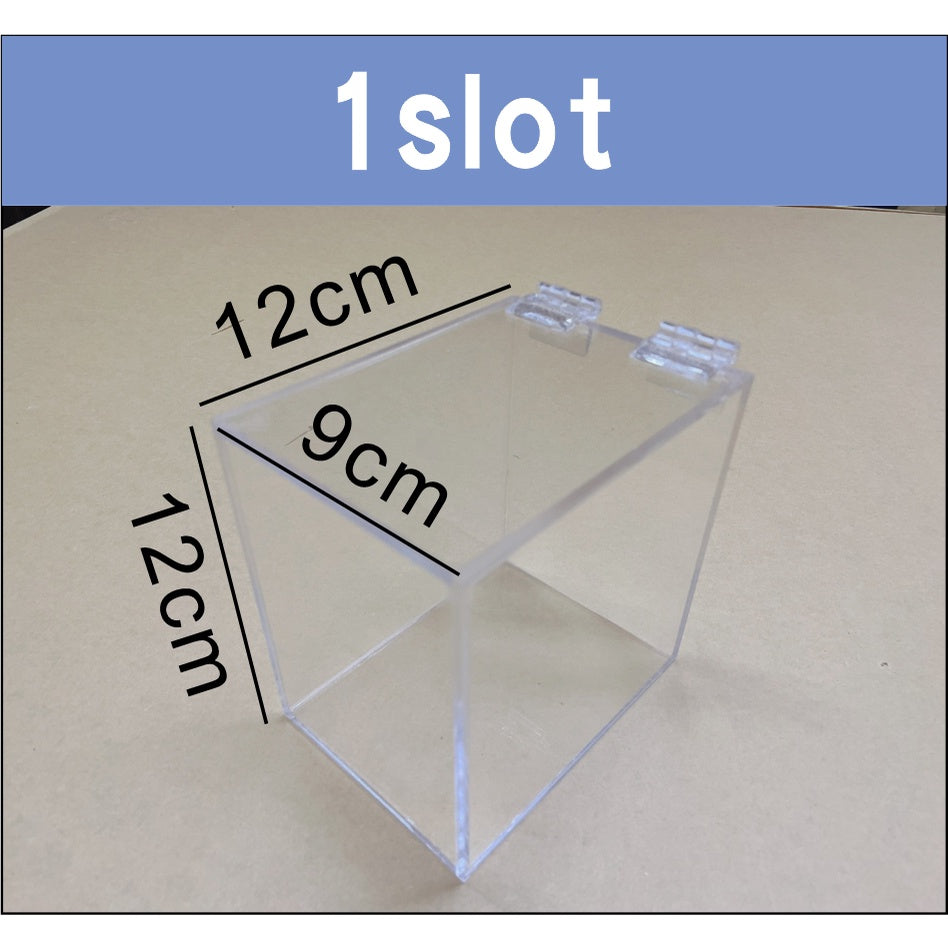 Clear Acrylic Box /1 2 3 4 slot/ Kpop BTS Blackpink Photocards Figure Storage Photo Card Display