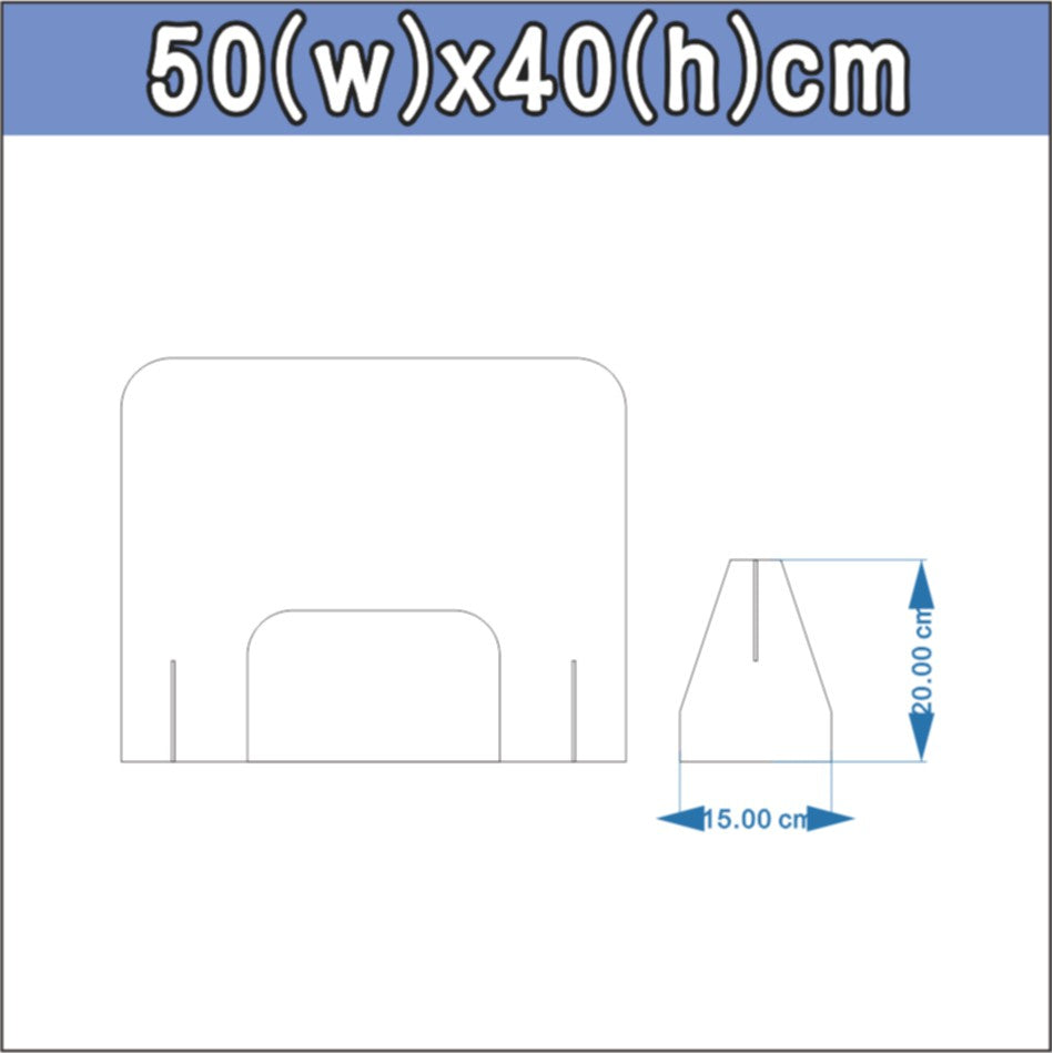 Clear Acrylic Barrier Table Shield Divider Safe Guard Counter Desk Office Partition Covid 3mm 5mm