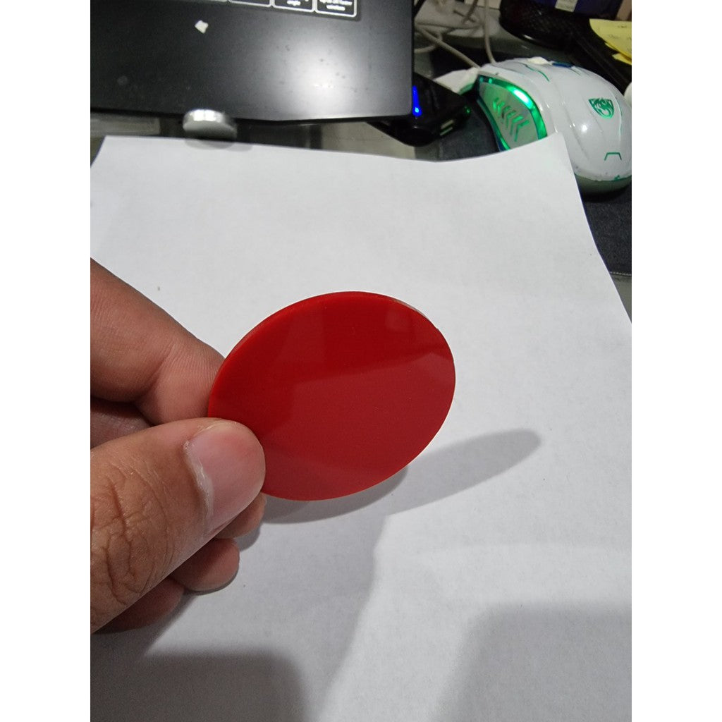 Circle Round Colorful Opaque Acrylic Sheet / Pre Cut & Customized Plastic Glass Plexiglass Colored