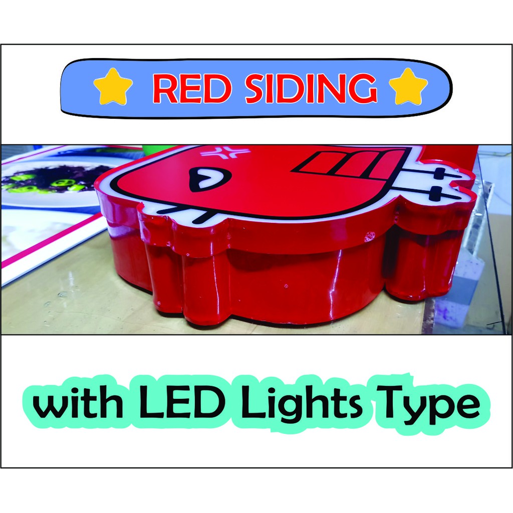 Customized Aluminum Letter Signage / LED Light Sign Acrylic DIY Signboard Korean Panaflex Stainless