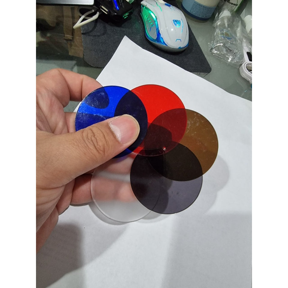 Transparent "Red" Circle Round Acrylic Sheet Pre Cut & Customized Size 1/ Plastic Glass Plexiglass