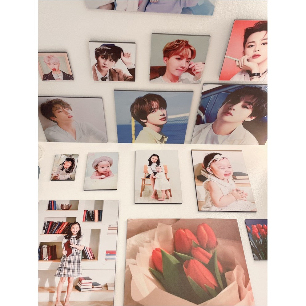 Small) Personalized Photo Tile / Sintra Sticker Customized Printing Picture Gift for Christmas Decor