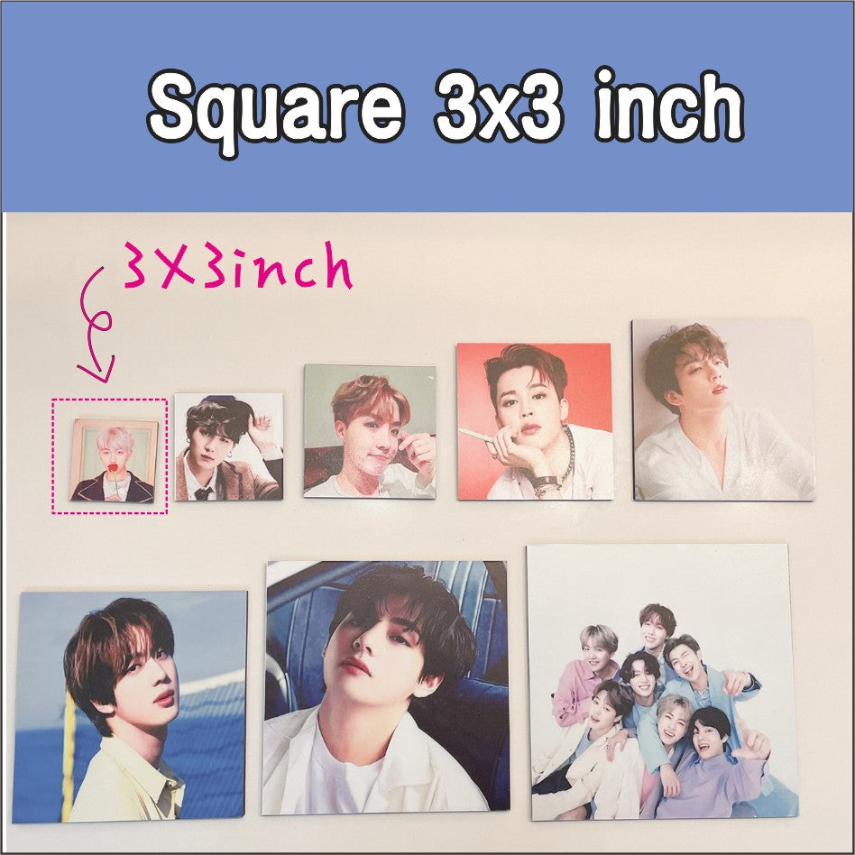 Small) Personalized Photo Tile / Sintra Sticker Customized Printing Picture Gift for Christmas Decor