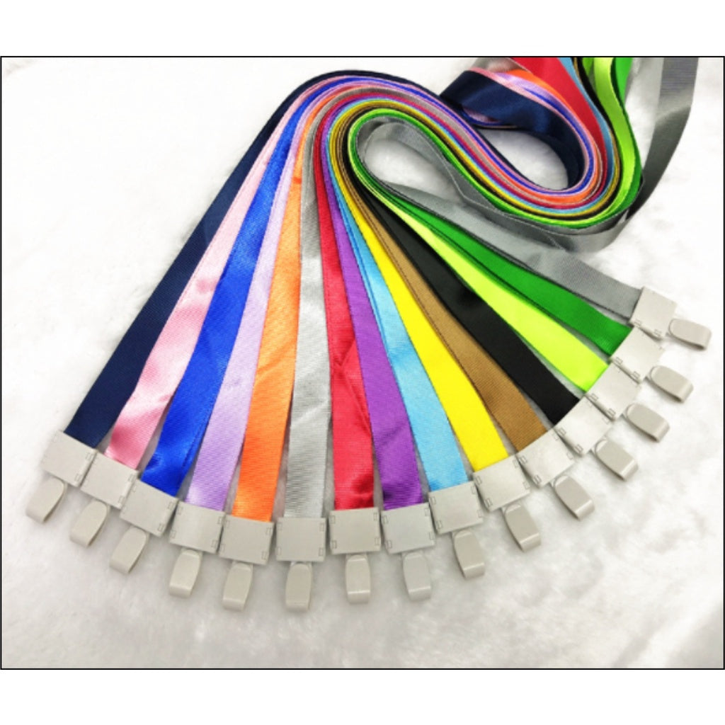 (5pcs) Ziplock Transparent ID Case & Lanyard Holder 1 / Student Company Card Paper Photo Plastic