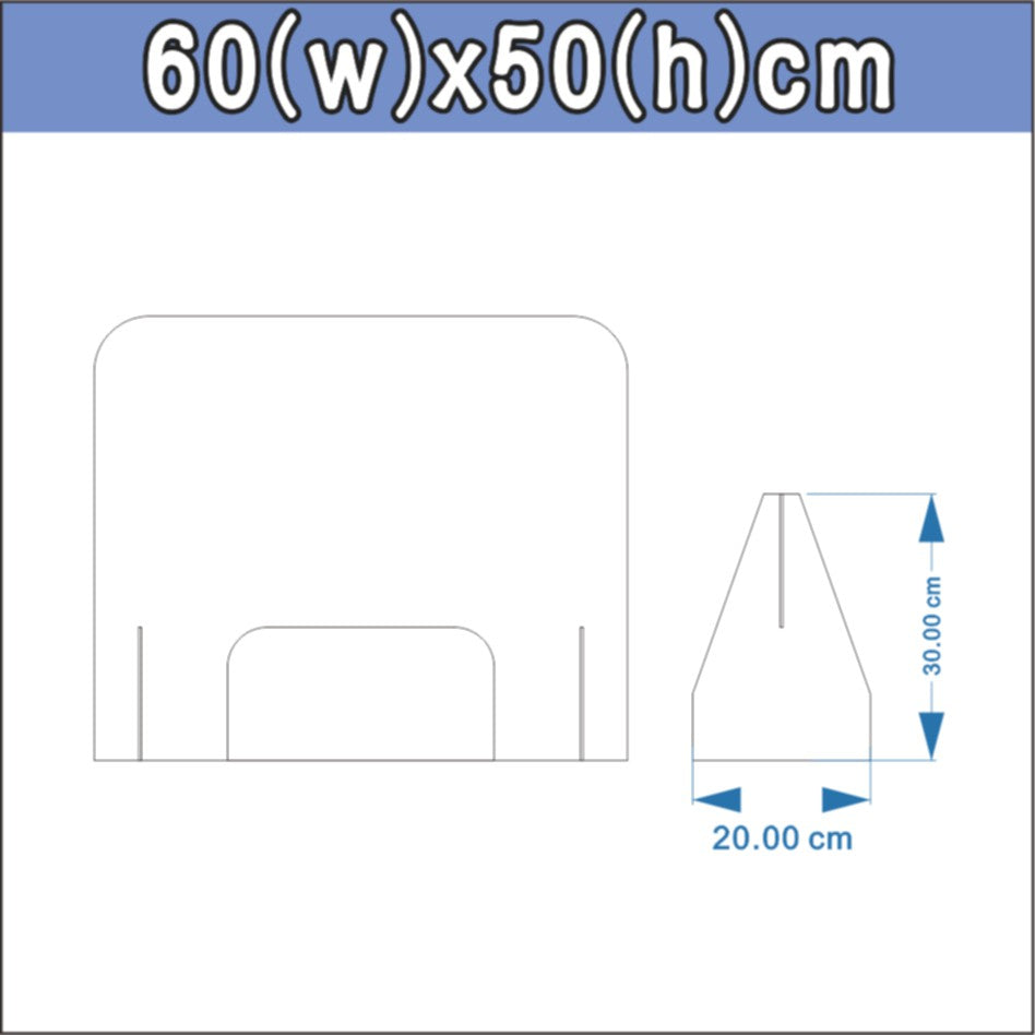 Clear Acrylic Barrier Table Shield Divider Safe Guard Counter Desk Office Partition Covid 3mm 5mm