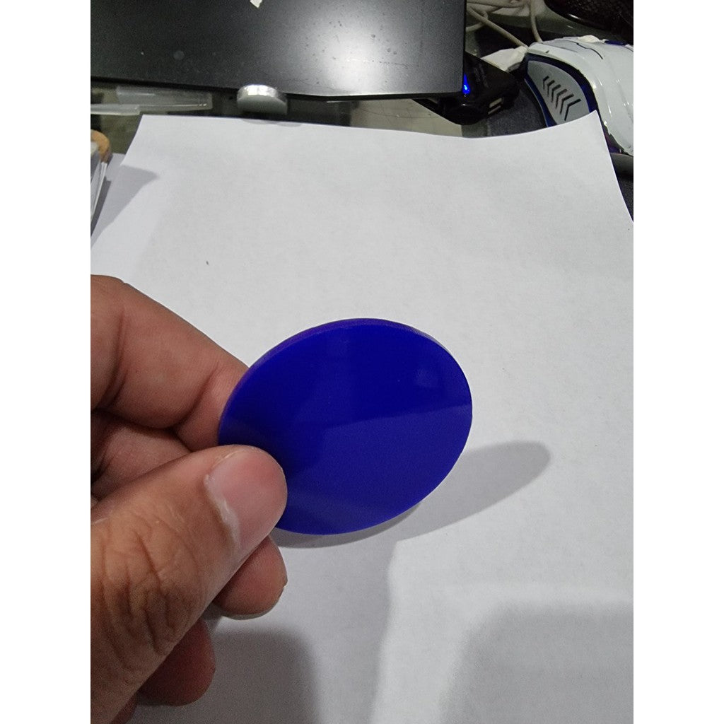 Circle Round Colorful Opaque Acrylic Sheet / Pre Cut & Customized Plastic Glass Plexiglass Colored