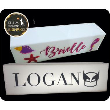 Customized Light Box / Night Lamp with Name & Character Design / Christmas Birthday Gift Souvenir