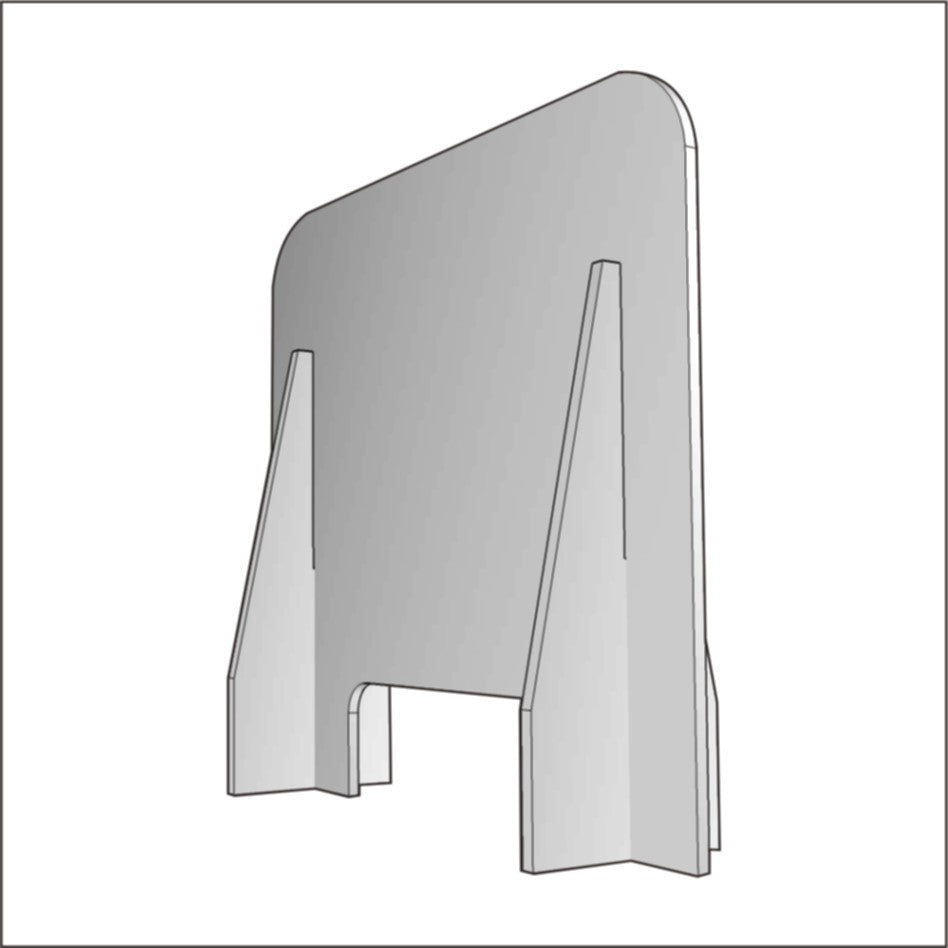 Clear Acrylic Barrier Table Shield Divider Safe Guard Counter Desk Office Partition Covid 3mm 5mm