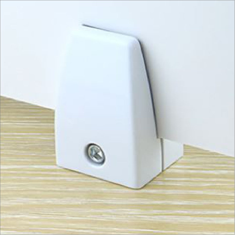 Table Shield Holder / Divider Bracket White Clamp Acrylic Partition Supporter Desk Baffle Brace Clip