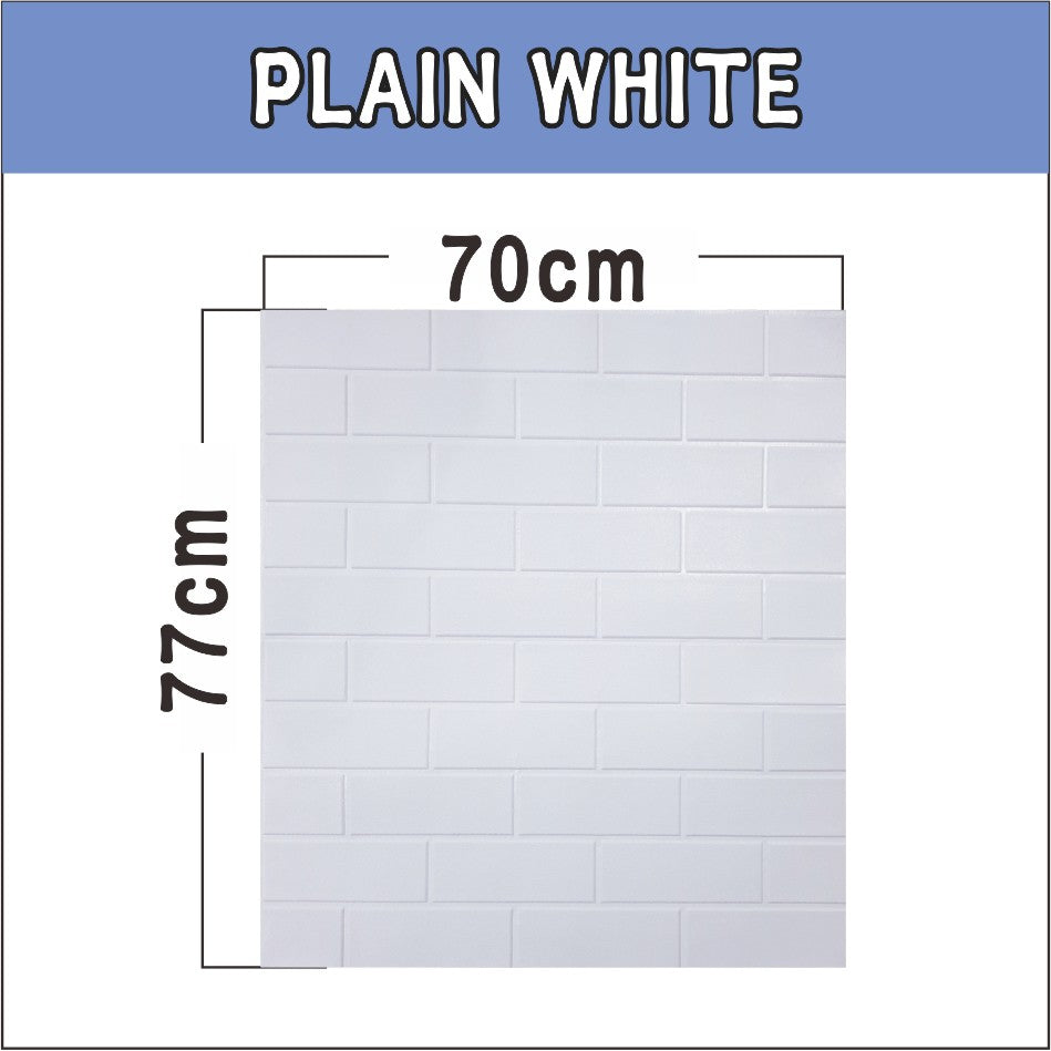 Wall Bricks Sticker Home Living Decor Kids Room Wallpaper Adhesive Self Interior 3D foam Background