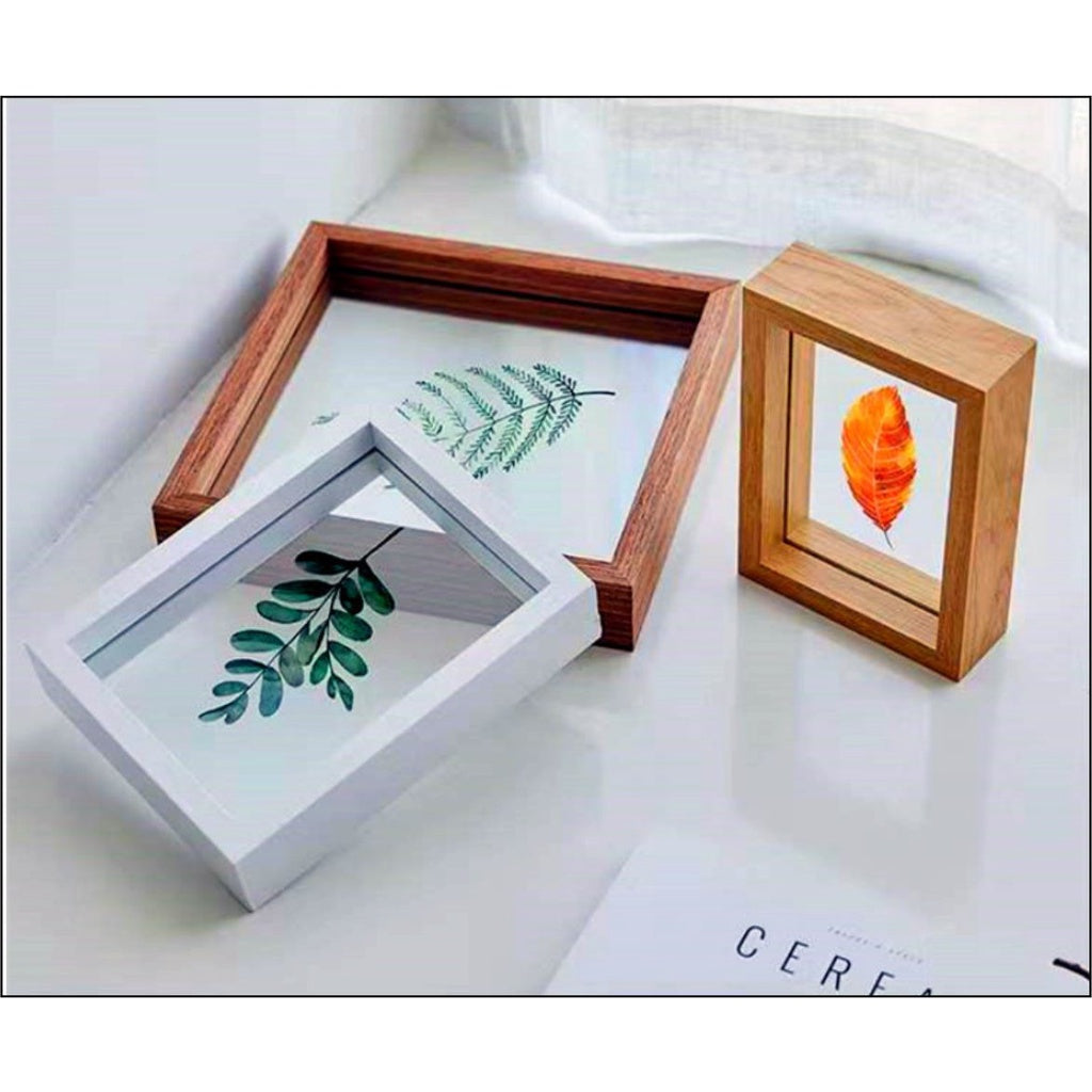 Glass Wooden Photo Frame / Picture Stand Baby Family Wedding Couple Home Decor Christmas Giveaways