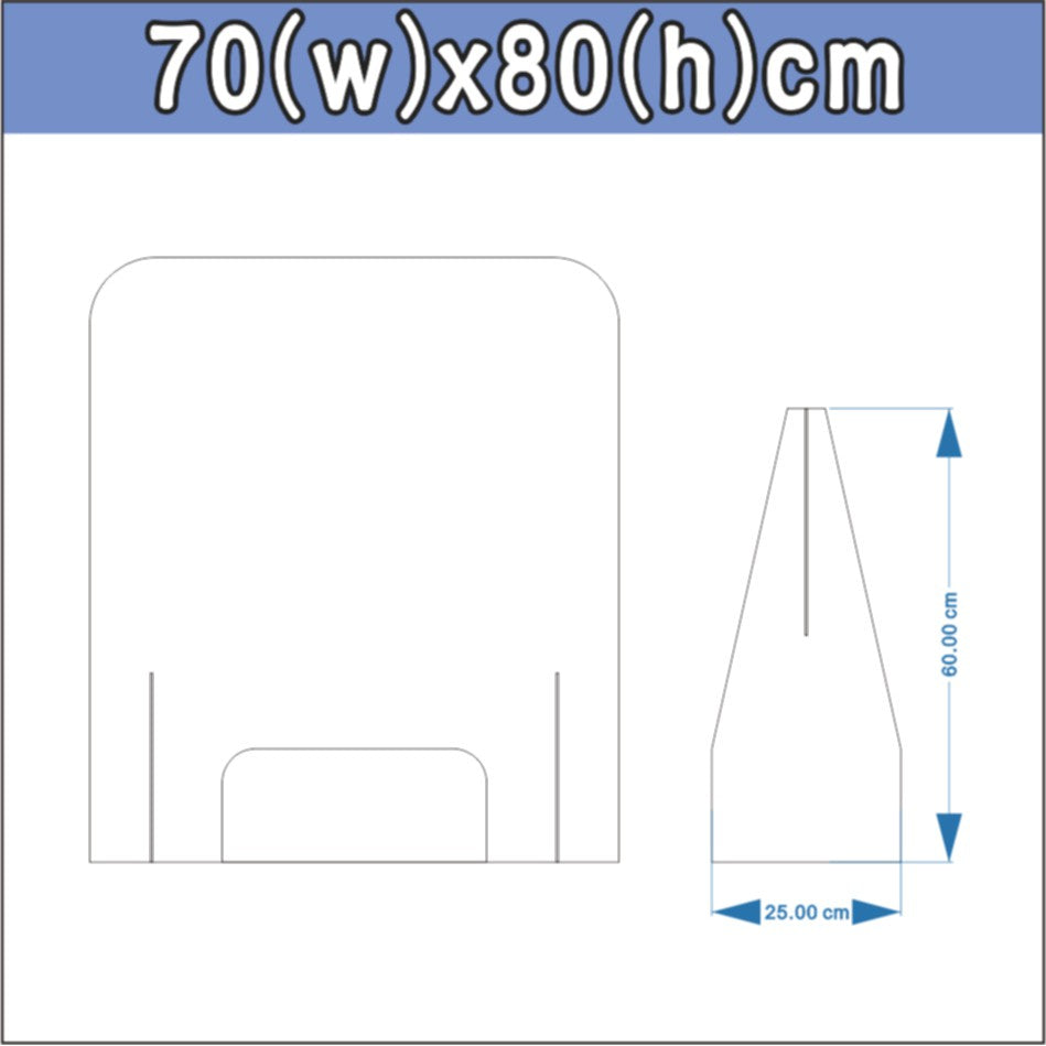 Clear Acrylic Barrier Table Shield Divider Safe Guard Counter Desk Office Partition Covid 3mm 5mm