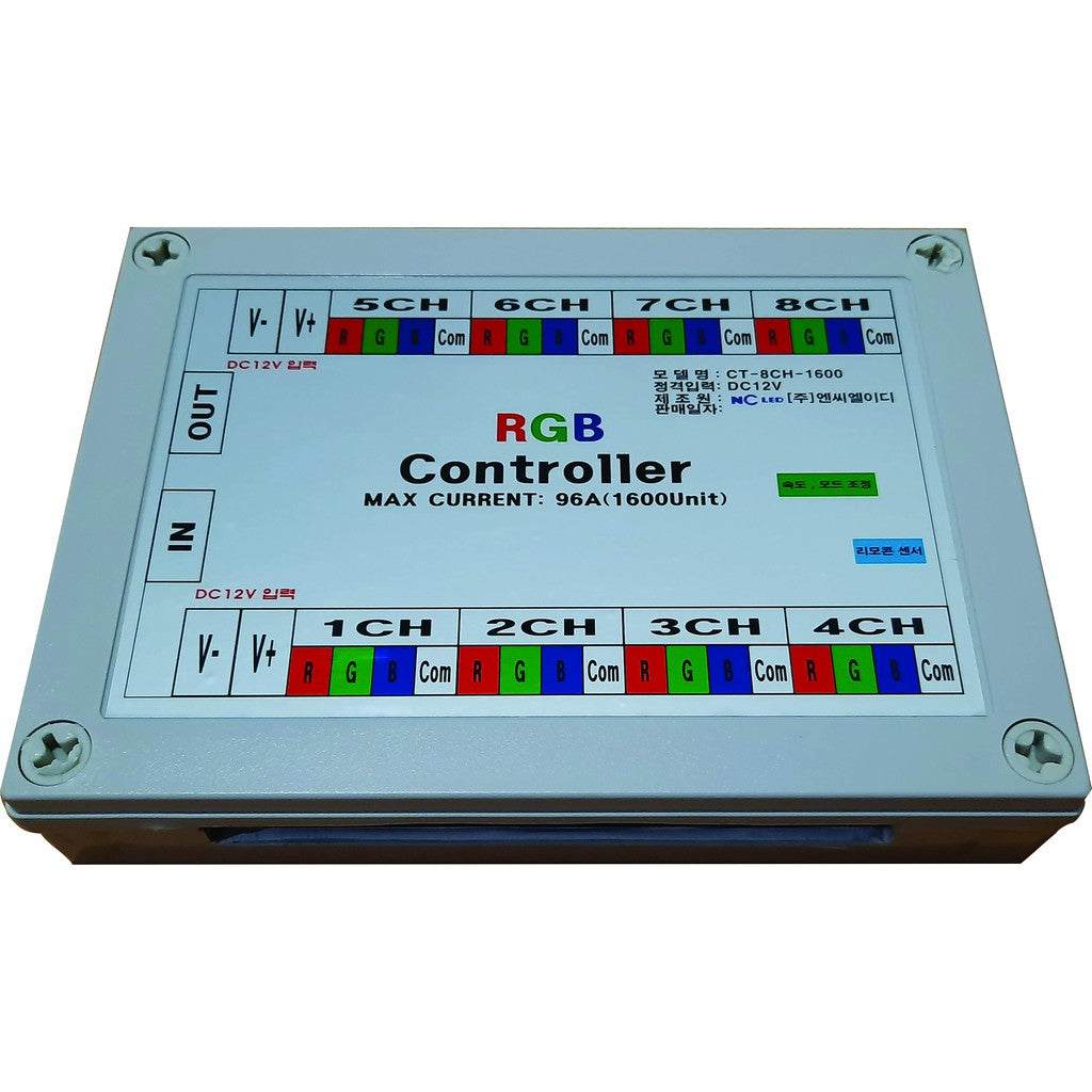 RGB LED 1channel 3channel 5channel 8channel Controller various colors made in Korea Good for Signage