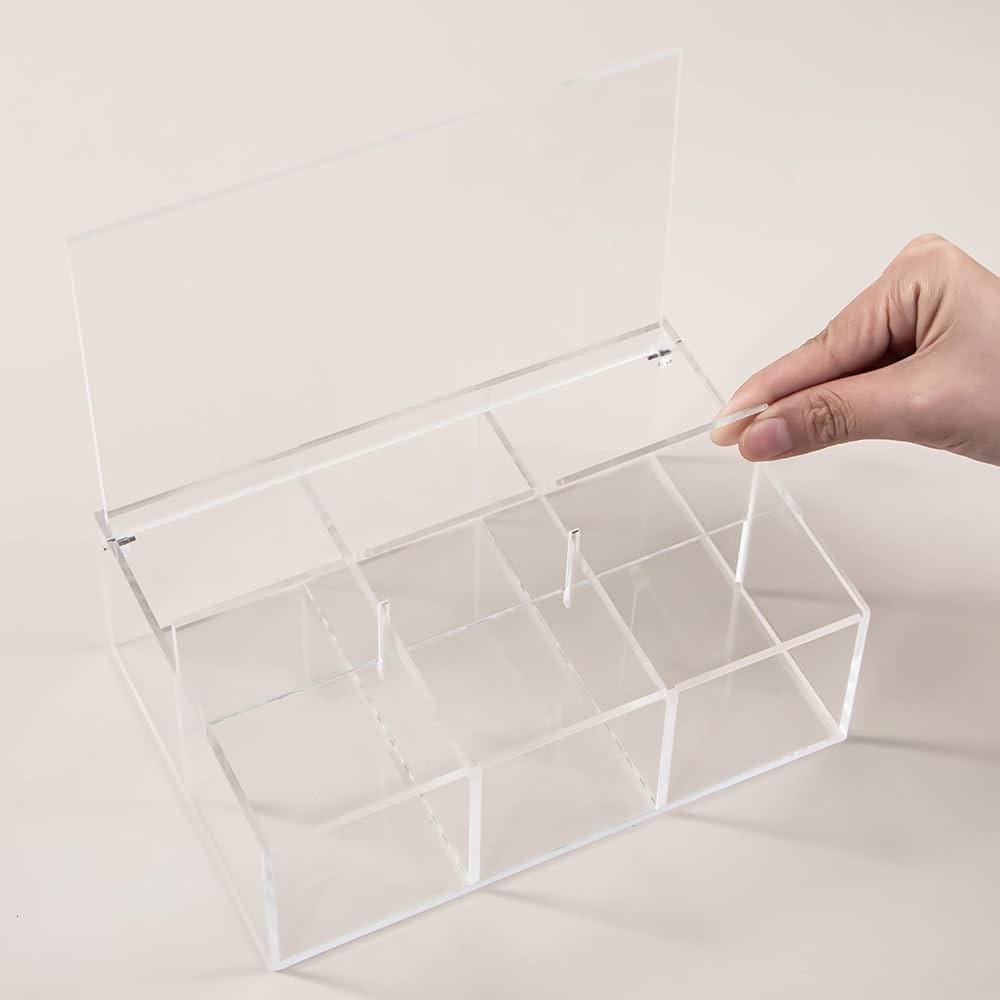 Clear Acrylic Box /1 2 3 4 slot/ Kpop BTS Blackpink Photocards Figure Storage Photo Card Display