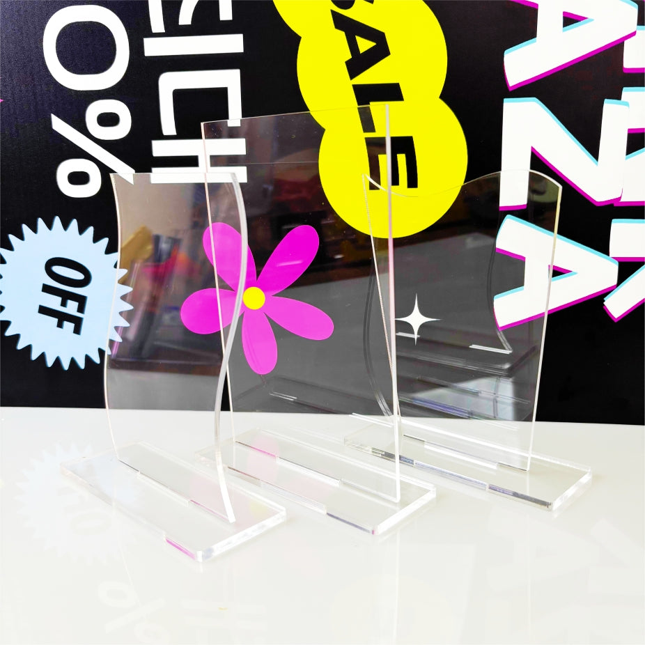 Plaque Blank Acrylic Clear / Transparent Trophy Awards Sports School Office Company Event Basketball