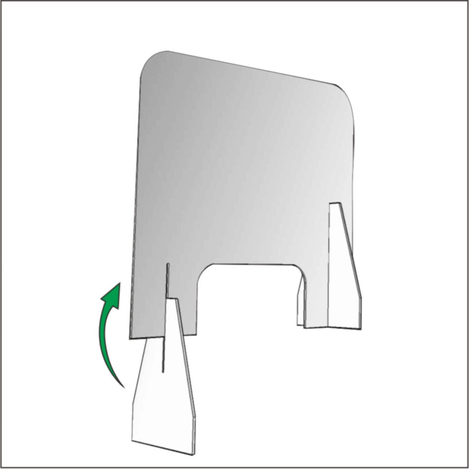 Clear Acrylic Barrier Table Shield Divider Safe Guard Counter Desk Office Partition Covid 3mm 5mm