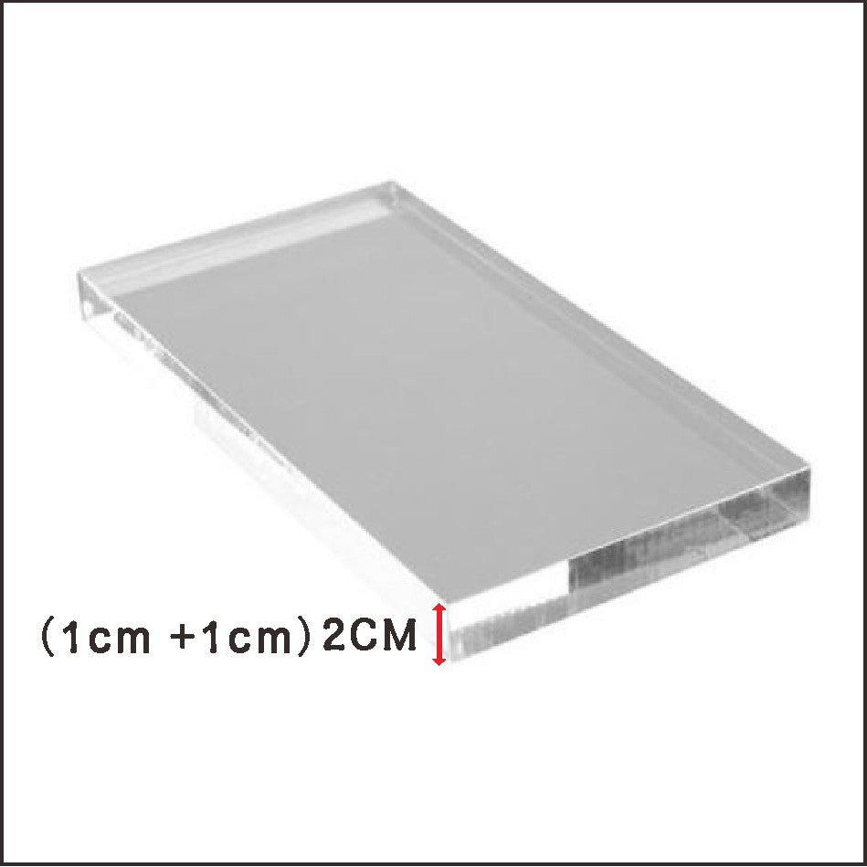 10mm Clear Acrylic Photo Frame 1/ Strong magnet Card Holder Picture Stand Transparent Christmas gift