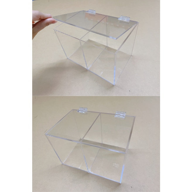 Clear Acrylic Box /1 2 3 4 slot/ Kpop BTS Blackpink Photocards Figure Storage Photo Card Display