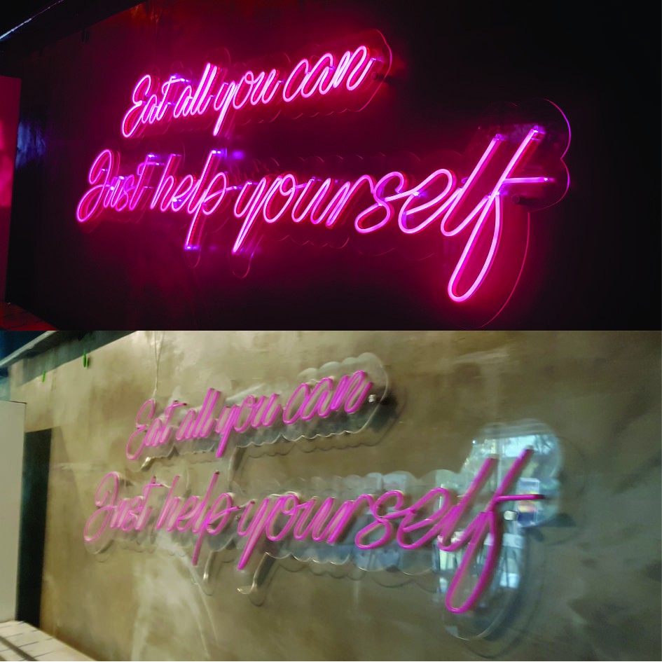 LED Neon Signage / Sign Decor Logo Letters DIY Restaurant Shop Bar Store Cafe Room Party Decoration