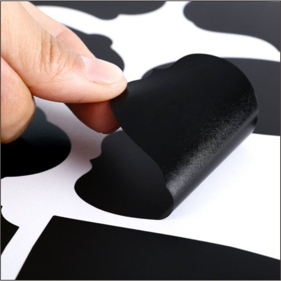 30pcs Blackboard Sticker / White Pen / Reusable Label Name Kitchen Cafe Restaurant Bar Bottle Decor