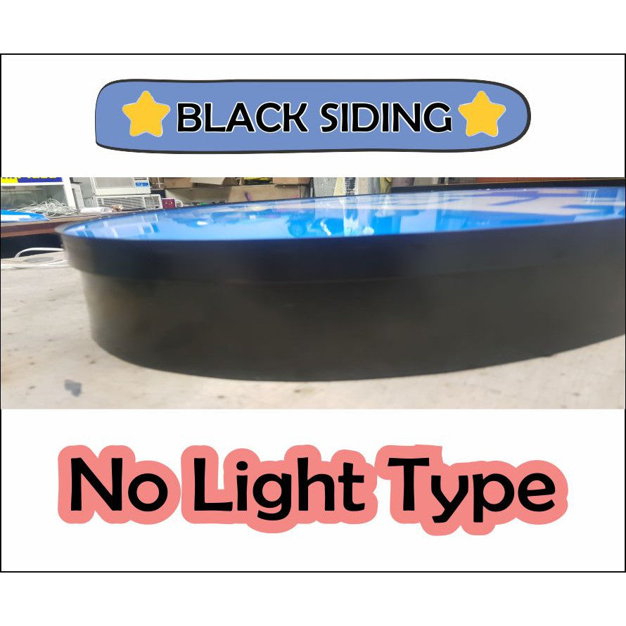Customized Aluminum Letter Signage / LED Light Sign Acrylic DIY Signboard Korean Panaflex Stainless