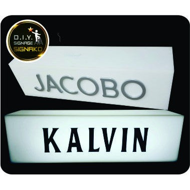 Customized Light Box / Night Lamp with Name & Character Design / Christmas Birthday Gift Souvenir