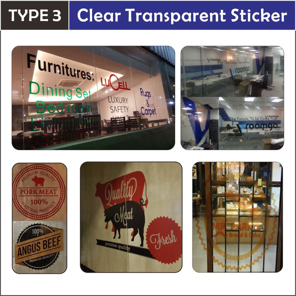 High Quality Customized Vinyl Sticker Printing / Matte Glossy Clear Frosted Poster Backlit Panaflex