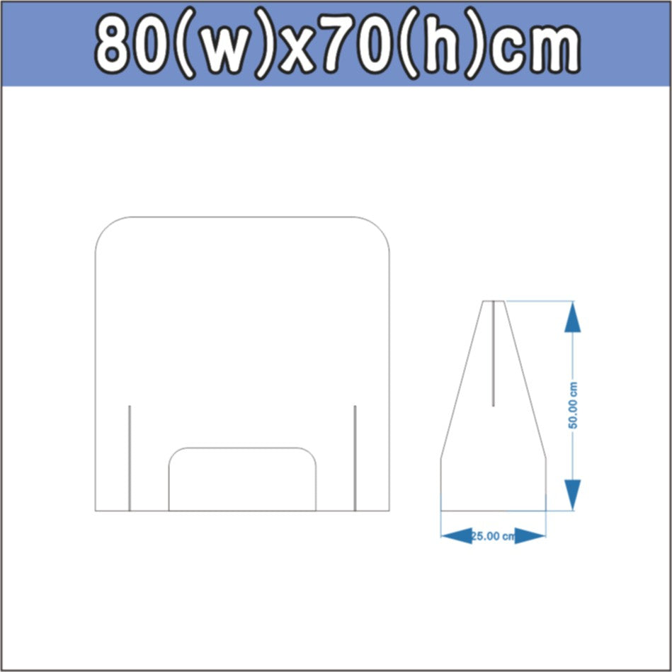 Clear Acrylic Barrier Table Shield Divider Safe Guard Counter Desk Office Partition Covid 3mm 5mm