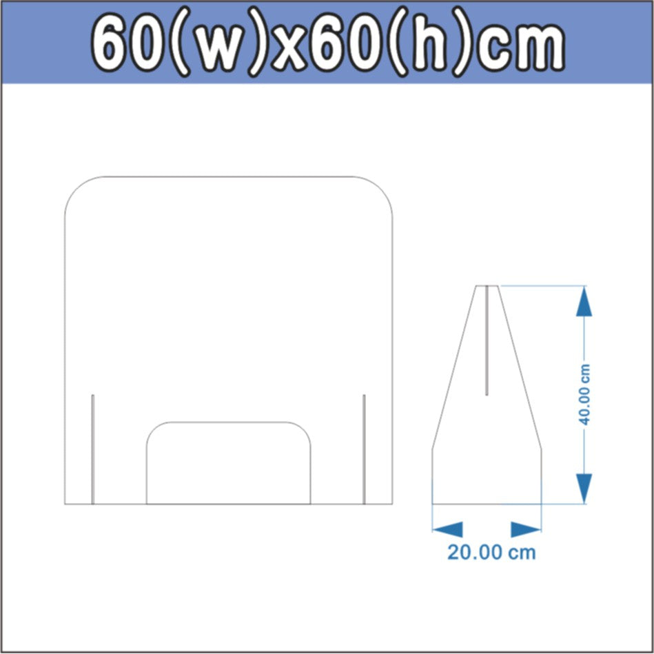 Clear Acrylic Barrier Table Shield Divider Safe Guard Counter Desk Office Partition Covid 3mm 5mm