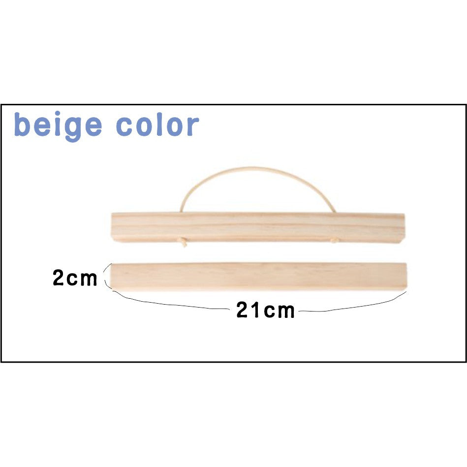 Wooden Magnetic Poster Holder / Banner Hanger Kpop Photo Picture Wedding Room Christmas Decor Frame