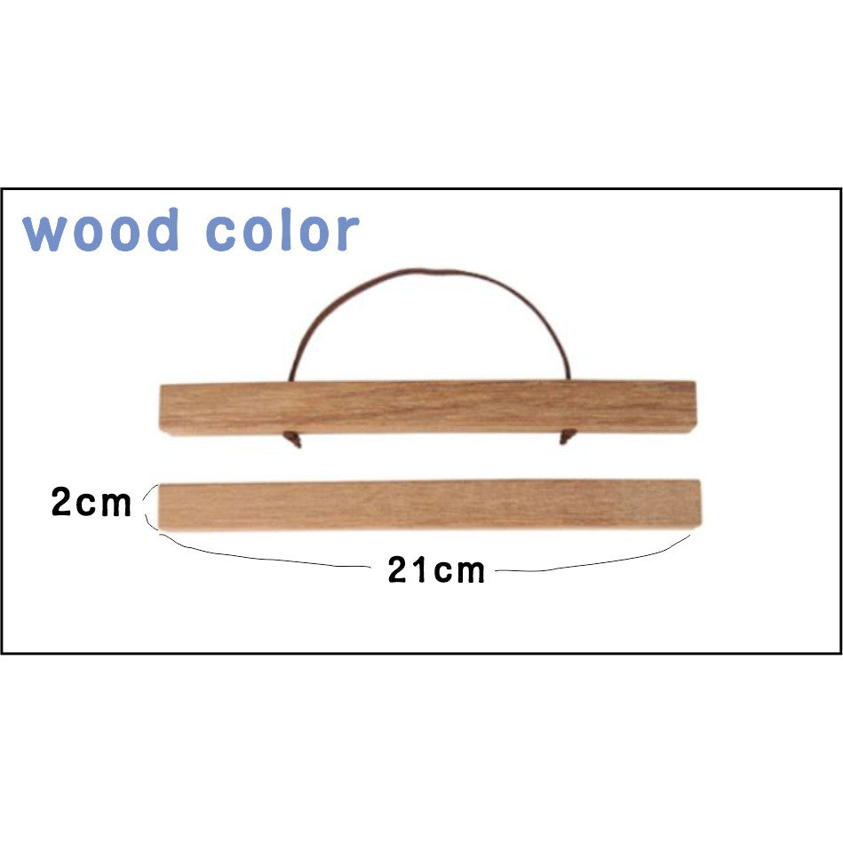 Wooden Magnetic Poster Holder / Banner Hanger Kpop Photo Picture Wedding Room Christmas Decor Frame