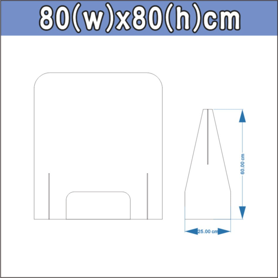 Clear Acrylic Barrier Table Shield Divider Safe Guard Counter Desk Office Partition Covid 3mm 5mm