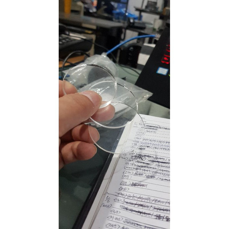 Circle Round Clear Transparent Acrylic Sheet Pre Cut Sheets Customized Size Glass Plastic Plexiglass