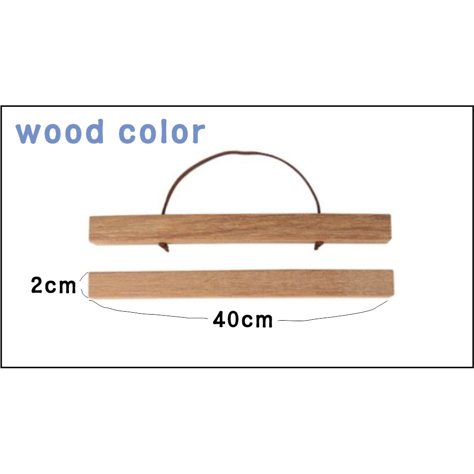 Wooden Magnetic Poster Holder / Banner Hanger Kpop Photo Picture Wedding Room Christmas Decor Frame