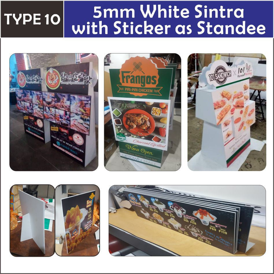 ( Contact us for Quotation before Purchase )Customized Print & Cut Sticker / Poster / Sintra Board