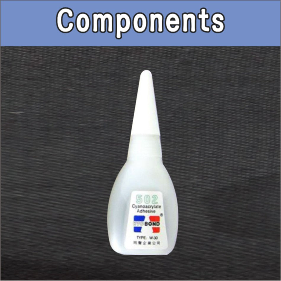 Evo Bond 10g Super Glue Cyanoacrylate Adhesive Acrylic Sheet Clear Liquid Plexiglass Plastic DIY Box