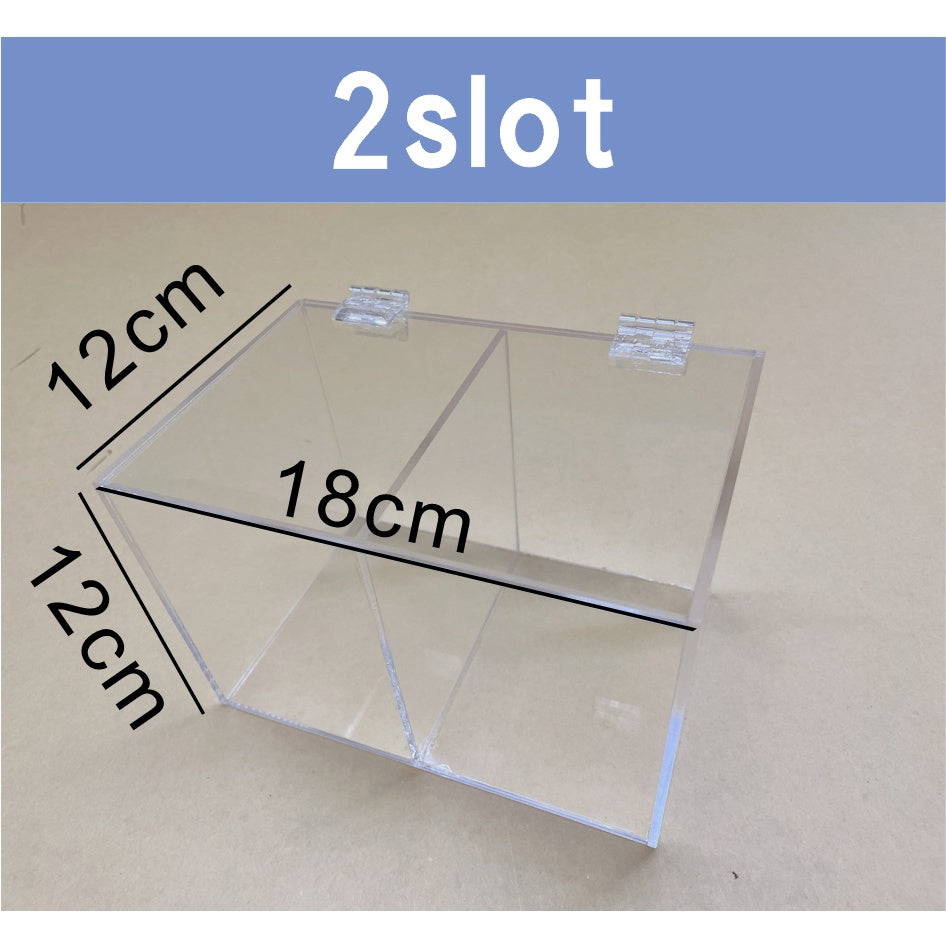 Clear Acrylic Box /1 2 3 4 slot/ Kpop BTS Blackpink Photocards Figure Storage Photo Card Display