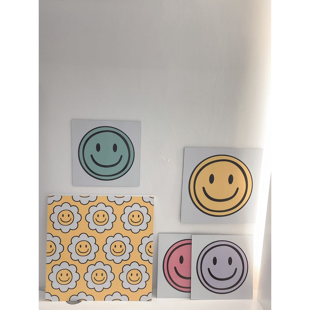 Smile Wall Decor / Photo Tiles Modern Art Home Room Table Decoration Gift Living Room Decor Kitchen
