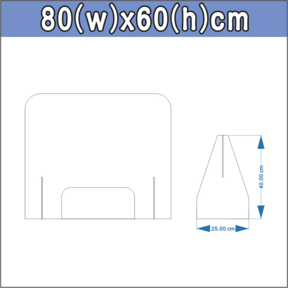 Clear Acrylic Barrier Table Shield Divider Safe Guard Counter Desk Office Partition Covid 3mm 5mm