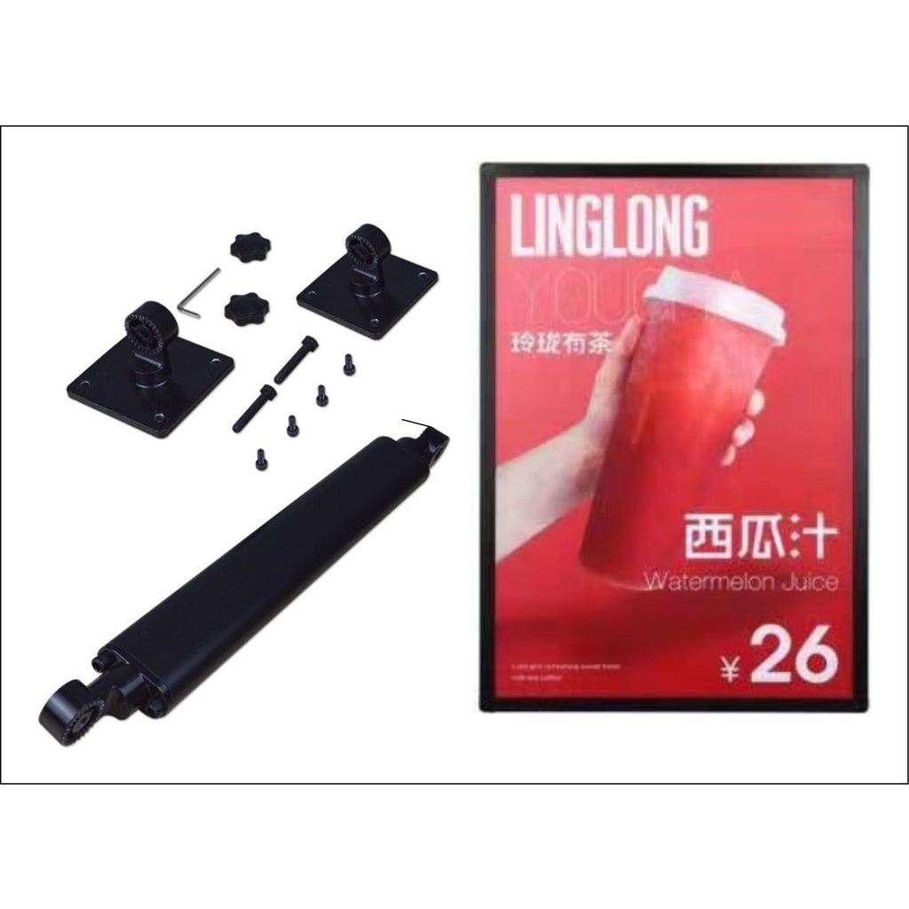 LED Film Signage (w/ Bracket) / Menu Display Light Box Promo Logo Sign Food Poster Restaurant Store
