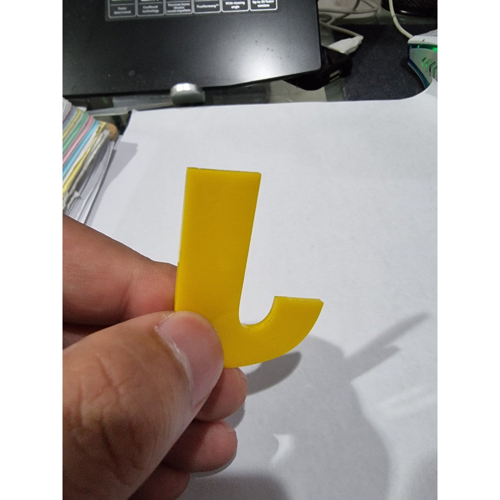 (8/9/10" H) Acrylic Letter Laser Cut / Alphabet Number Clear Transparent Black White Color Signage